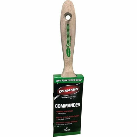 DYNAMIC PAINT PRODUCTS Dynamic 2 in. 50mm Commander Flat Polyester Brush 88105